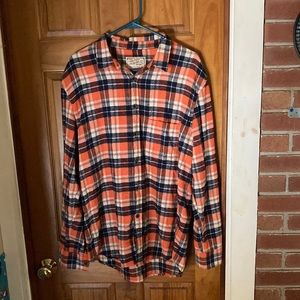 Jacks mfg co mens flannel shirt